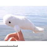 This Place is a Zoo Beluga Whale Finger Puppet 5 Small Plush Toy Beluga Whale  B017WXEETA